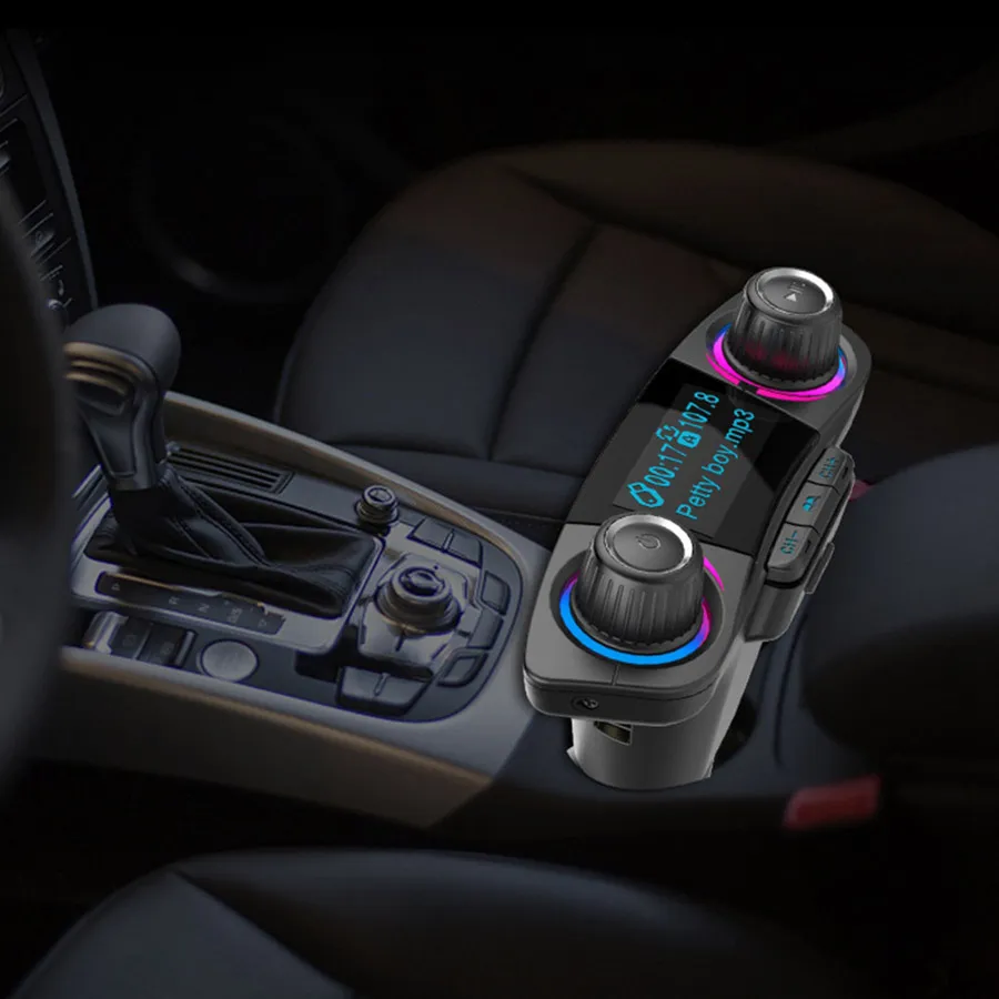 Bluetooth Car FM Transmitter MP3 Player Hands free Radio Adapter Kit USB Charger