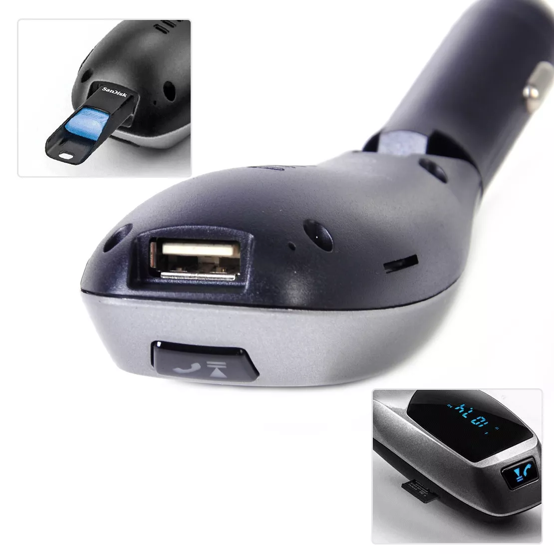 X5 Bluetooth FM Transmitter Wireless Radio Adapter USB Charger Car MP3 Player