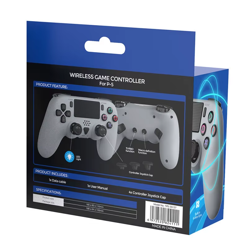 Dobe Wireless Controller with Vibrator and Extra Buttons for PlayStation 5 Series