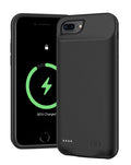 Portable Protective Charging Case for iPhone 8P/7P/6SP/6P — 8000 mAh, Black