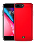 Portable Protective Charging Case for iPhone 8P/7P/6SP/6P — 8500 mAh, Red