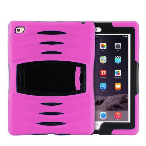 Heavy-Duty Shockproof Case for iPad 2 / 3 / 4 — Pink