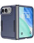 Dual Layer Shockproof Strong Case with Ring for iPhone Duo — Navy Blue