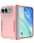 Dual Layer Shockproof Strong Case with Ring for iPhone Duo — Pink