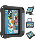 Heavy-Duty Shockproof Kickstand Case for Kindle Fire Max 11 2023 — Black
