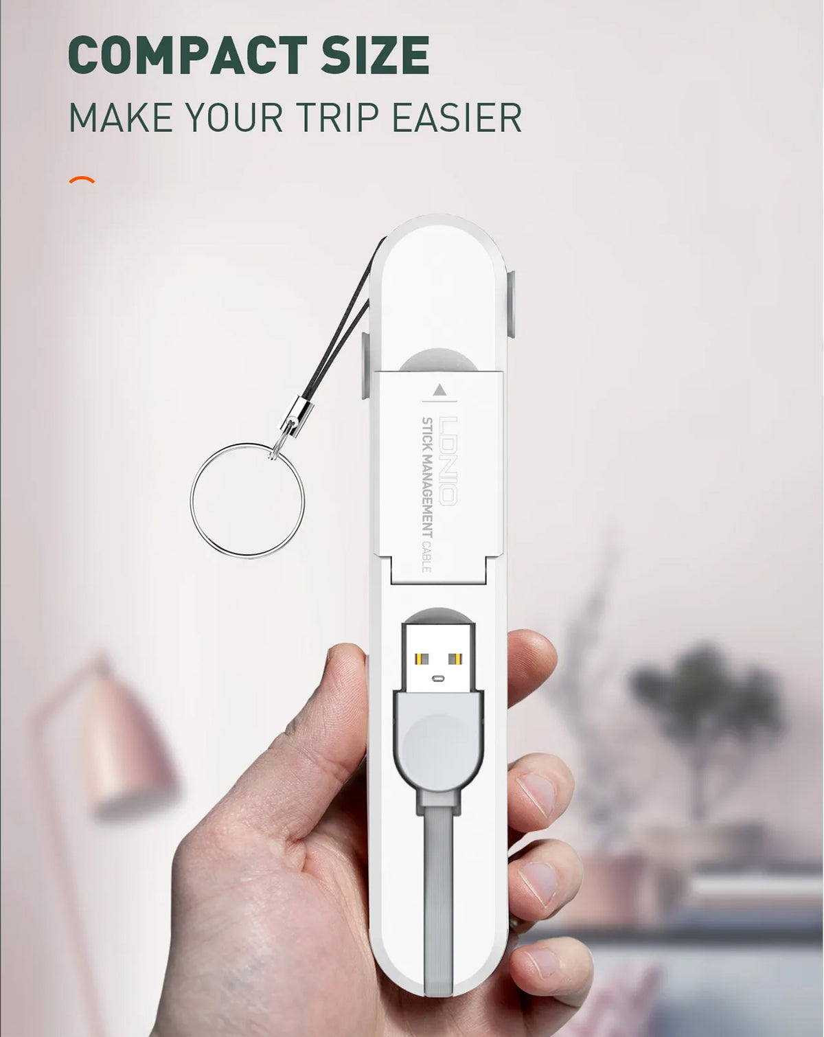 LDNIO LC130 3in1 Travel Charging Cable Set