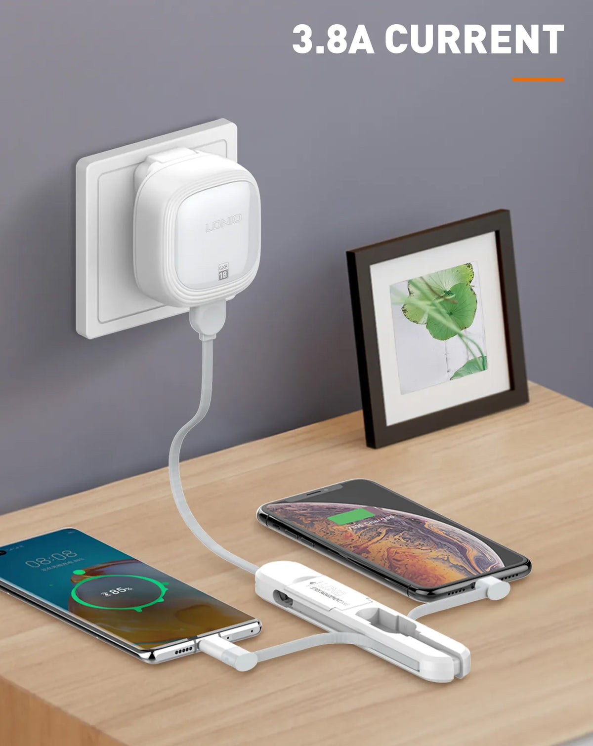 LDNIO LC130 3in1 Travel Charging Cable Set