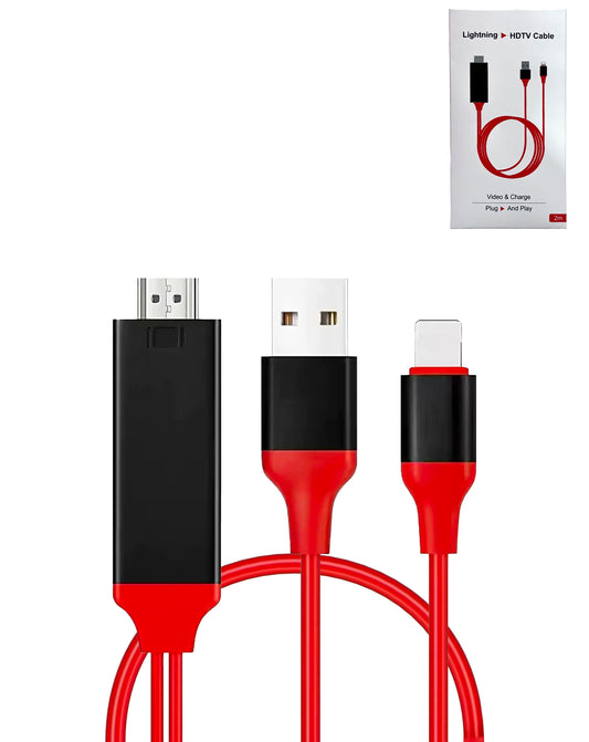 Display 2in1 Cable for HDMI & USB-A — Hdtv / Charging & Data, 3ft