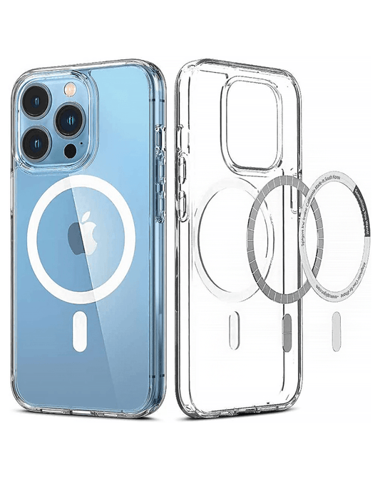Crystal Clear Wireless-Charging Compatible Case for iPhone 13 Pro