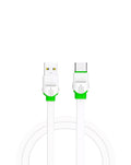 LDNIO LS33 USB-A to USB-C Cable for Quick Charge and Data Transfer — 6ft, 12W, White