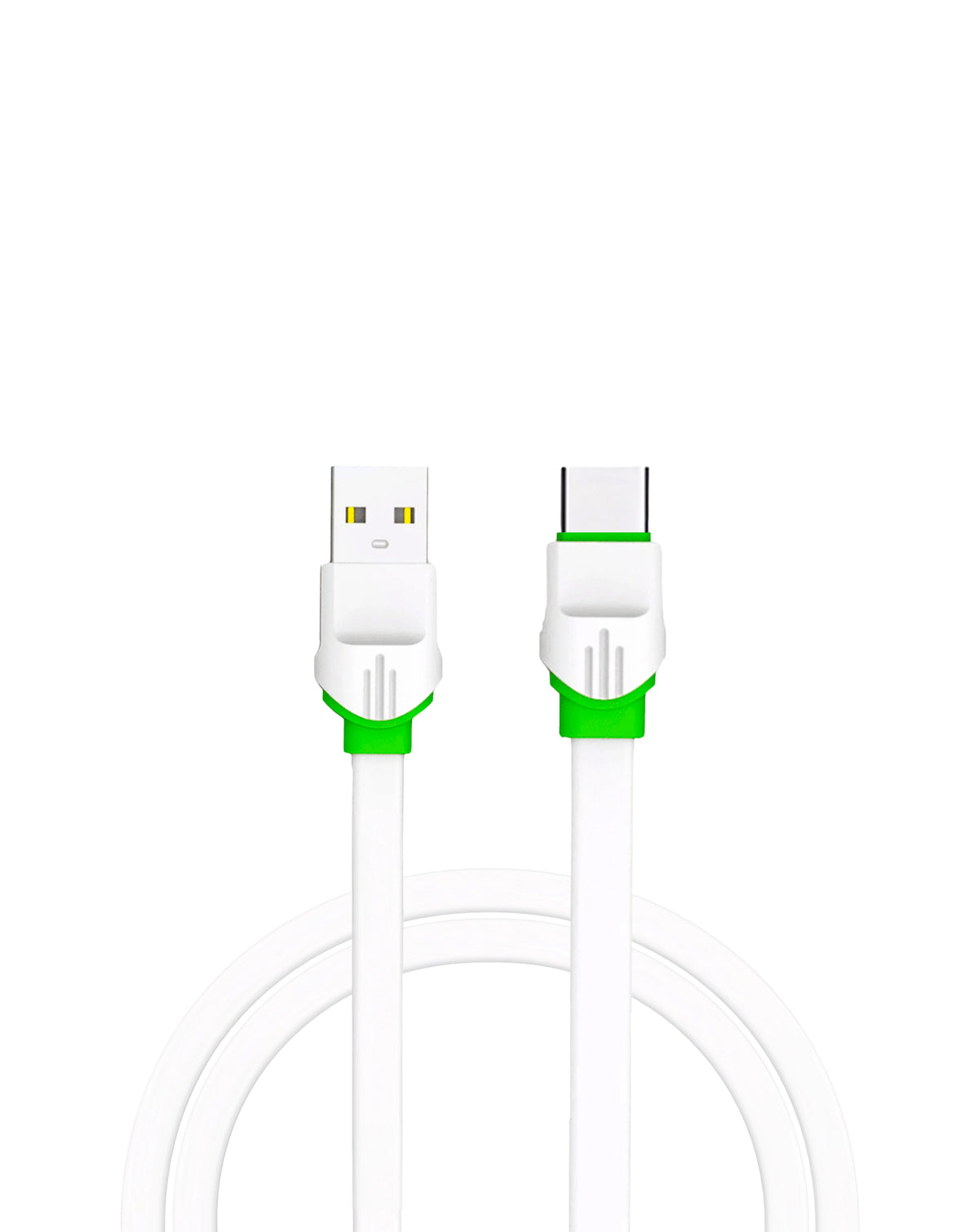 LDNIO LS33 USB-A to USB-C Cable for Quick Charge and Data Transfer — 6ft, 12W, White