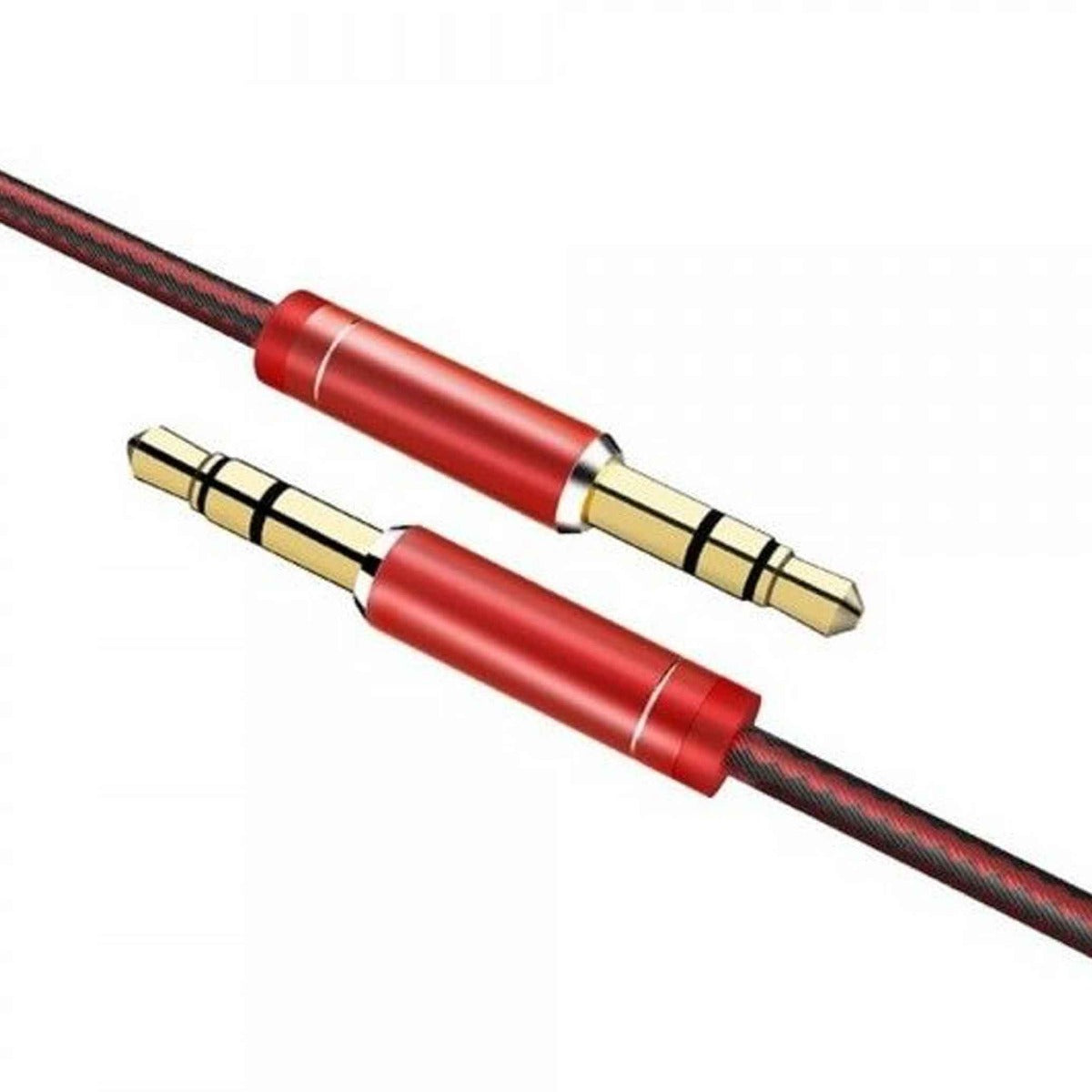 LDNIO LYS01 Aux-aux Cable — Red, 3ft