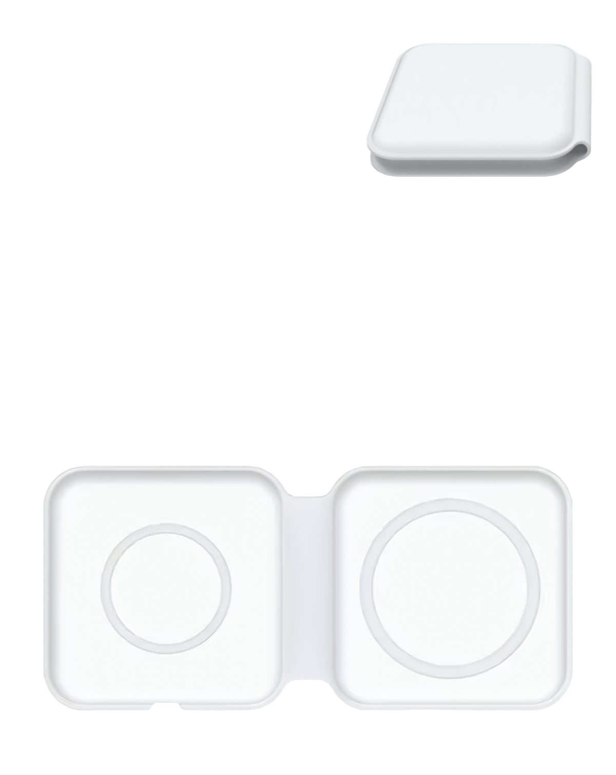 Magnetic Wireless Charging Pad Duo for Phones, Watch & Headphone