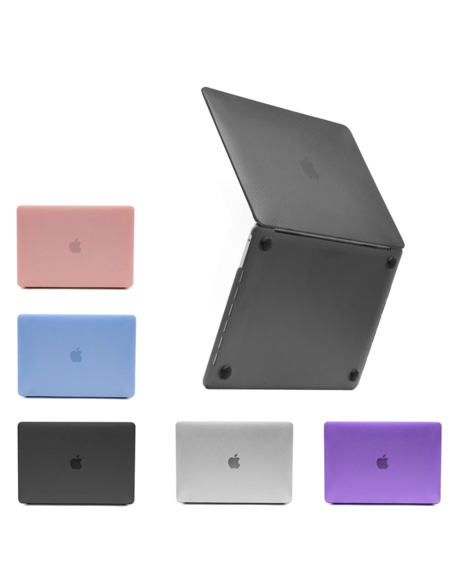 Carbon Fiber Protective Case for MacBook Pro 13.3 — White, A1706 / A1708 / A1989 / A2159 / A2289 / A2251 / A2338
