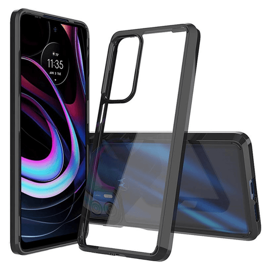 Hybrid Case for Moto Edge 20 — Black