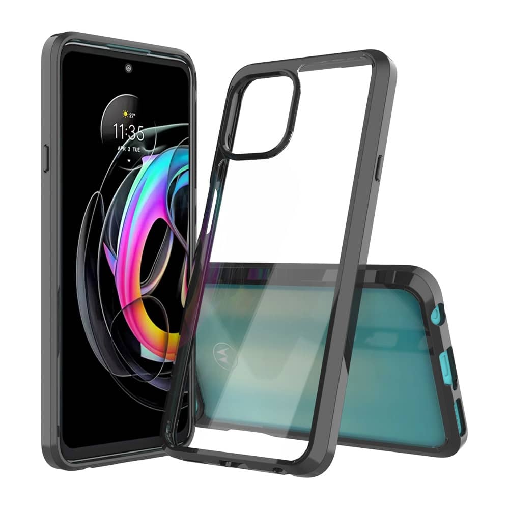 Hybrid Case for Moto Edge 20 Lite — Black