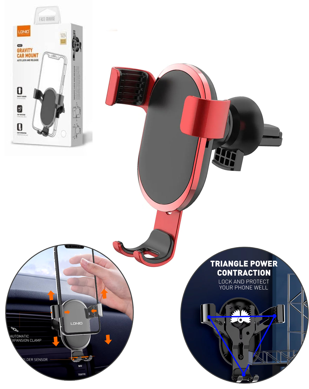 LDNIO MG01 New Car Mobile Phone Holder