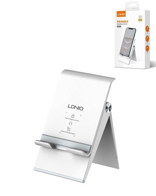 LDNIO MG07 Universal Foldable Phones & Tablets Holder — White