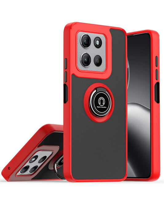 Kickstand Case for Moto G Power 5G 2025 / 2026 / G Play 5G 2025 — Red