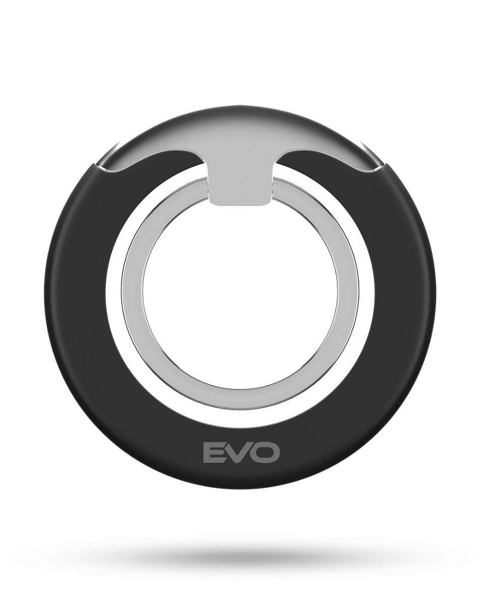 EVO PO1 Magnetic Phone Ring Compatible with Wireless Charging - Black