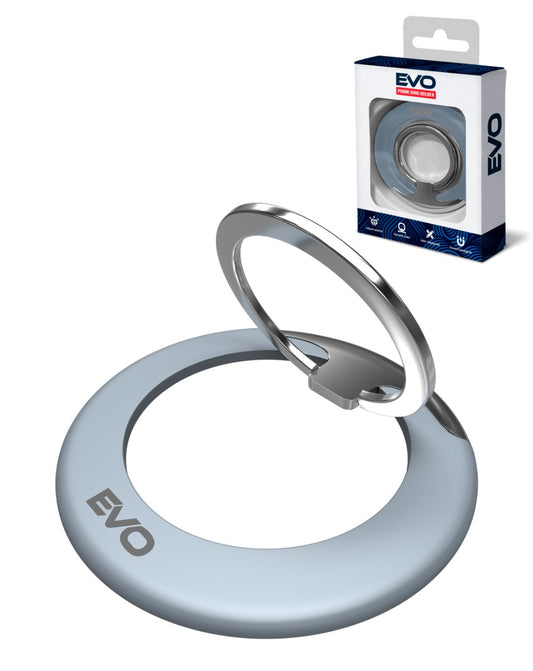 EVO PO1 Magnetic Phone Ring Compatible with Wireless Charging - Blue