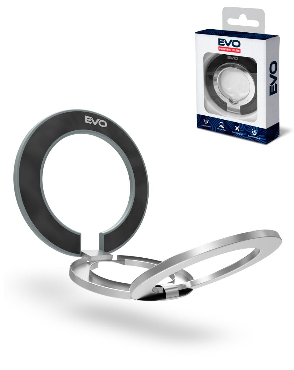 EVO PO2 Magnetic Phone Ring Compatible with Wireless Charging - Blue