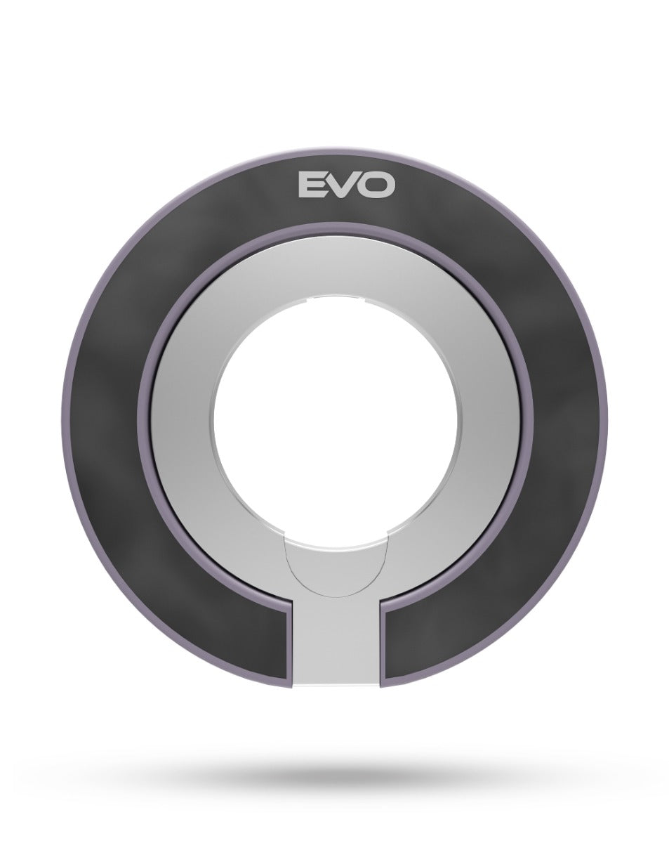 EVO PO2 Magnetic Phone Ring Compatible with Wireless Charging - Purple