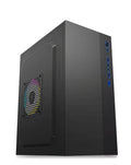 Custom Tower PC Case with Large Cooling Fan — Black, 300*165*380MM