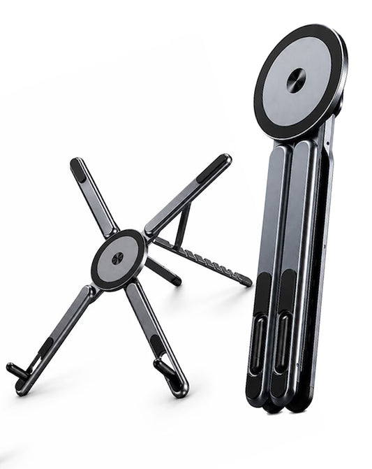 Portable Multi-Functional Holder for Laptop and Phone — Gray