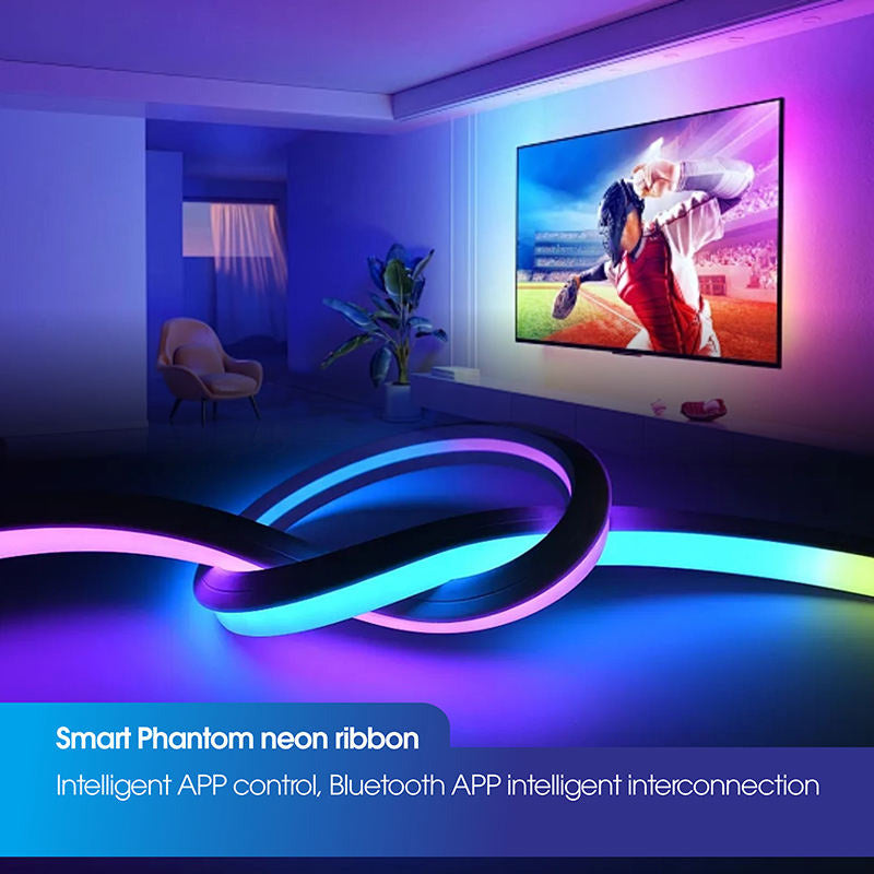 Bluetooth Control RGB Neon Style LED Strip — 2m