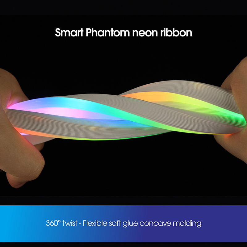 Bluetooth Control RGB Neon Style LED Strip — 2m