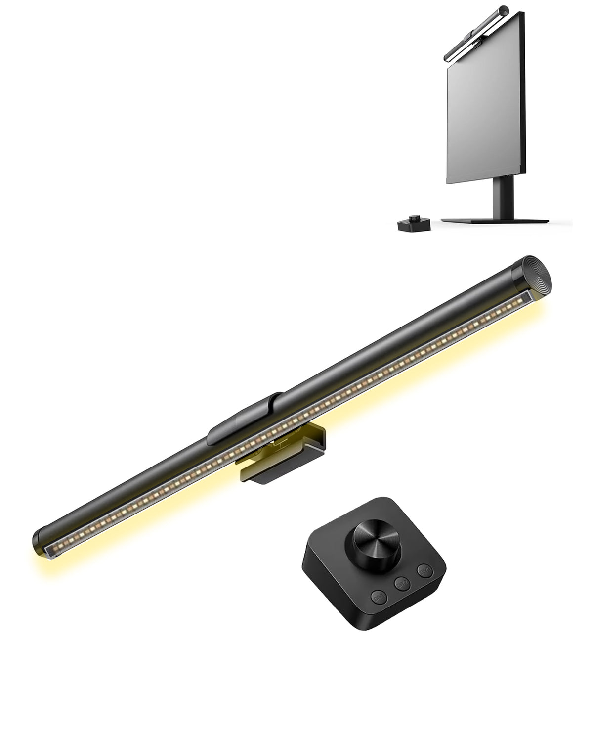 Knob Control Anti-Glare Aluminum LED Monitor / Ambience Light — 44cm