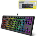 Mechanical Wired Full-Size 87 Key RGB Keyboard AK87