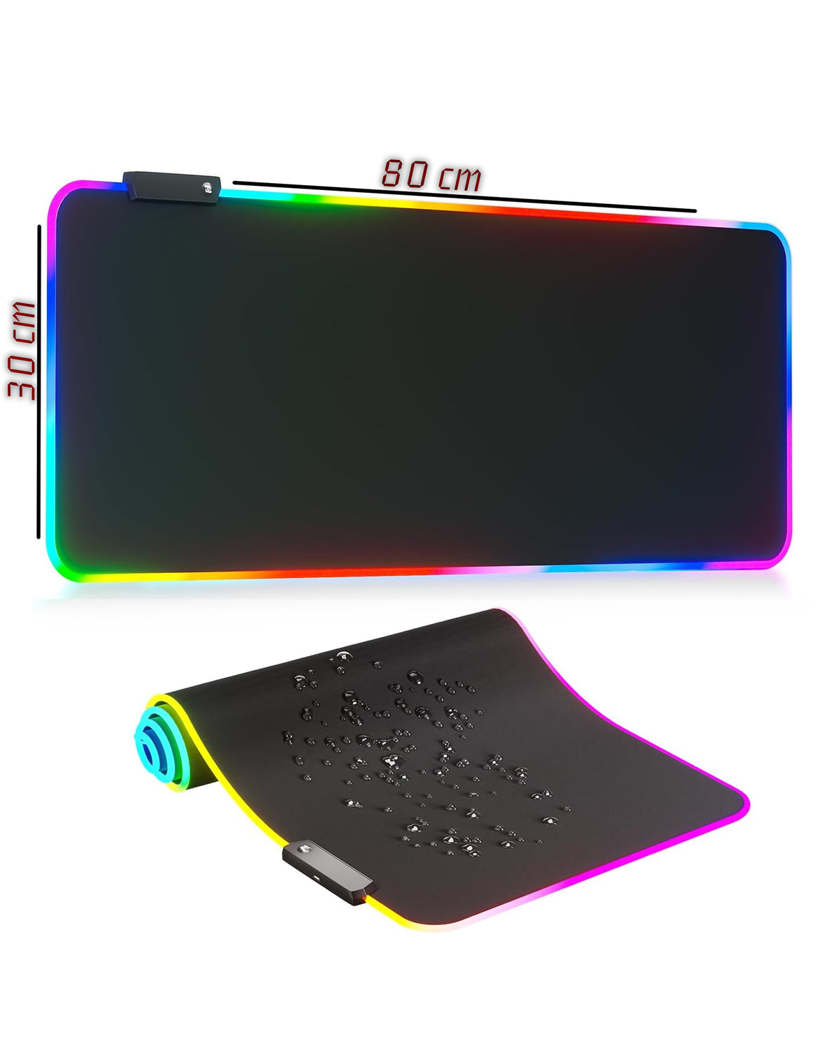 RGB Gaming Mouse Pad — 80x30cm, 3mm Thickness