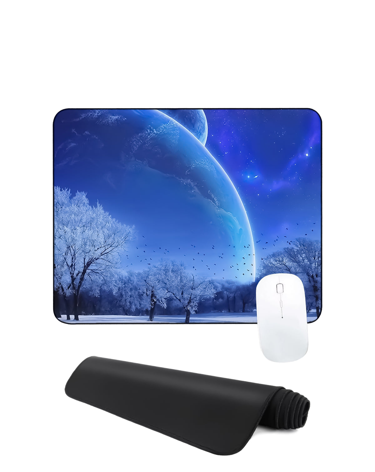 Nature Locked-Edge Mouse Pad — 26x21cm, 2mm Thickness