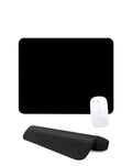 Black Locked-Edge Mouse Pad — 26x21cm, 2mm Thickness
