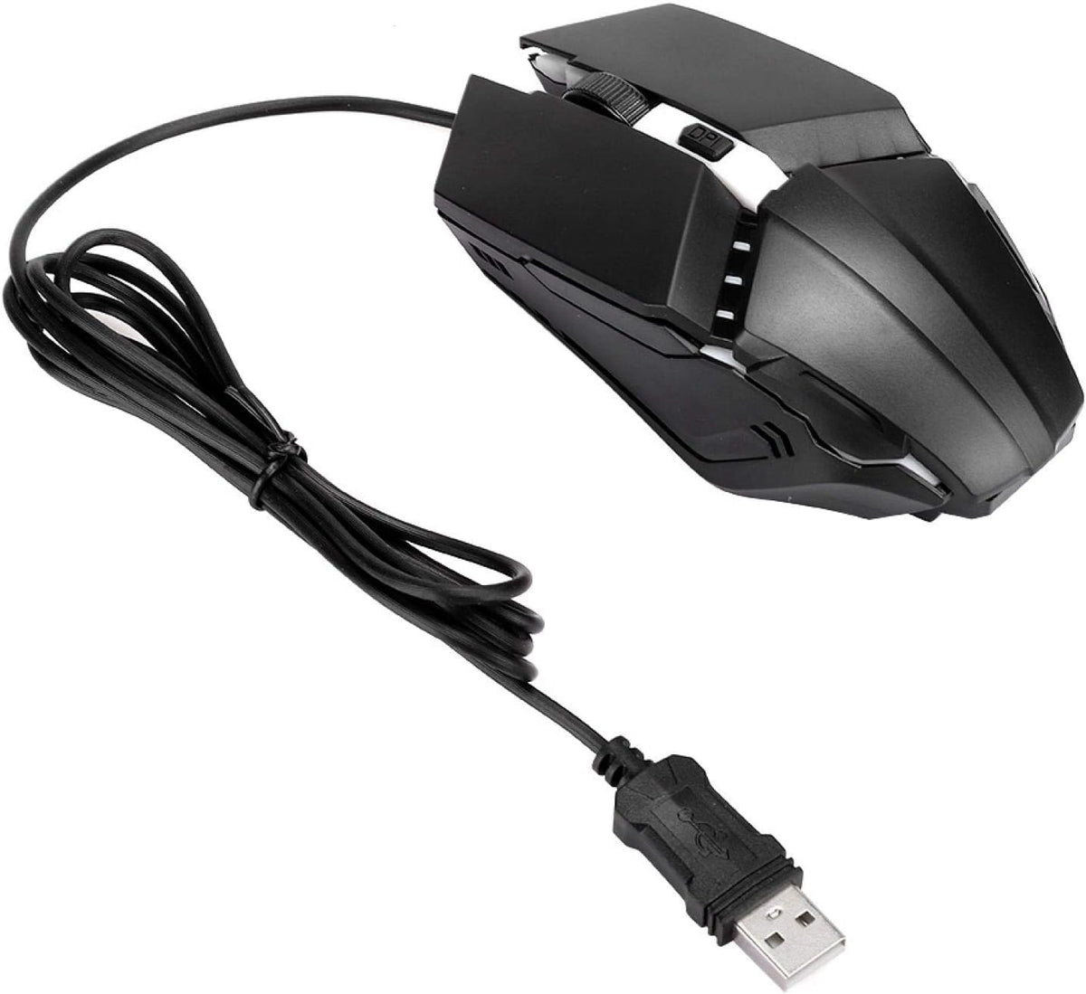 4 Button 7 Color RGB Wired Gaming Mouse