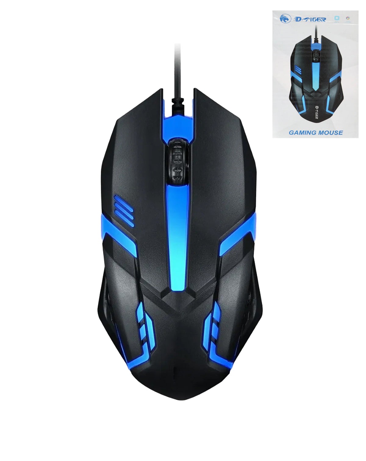 3 Button 7 Color RGB Wired Gaming Mouse