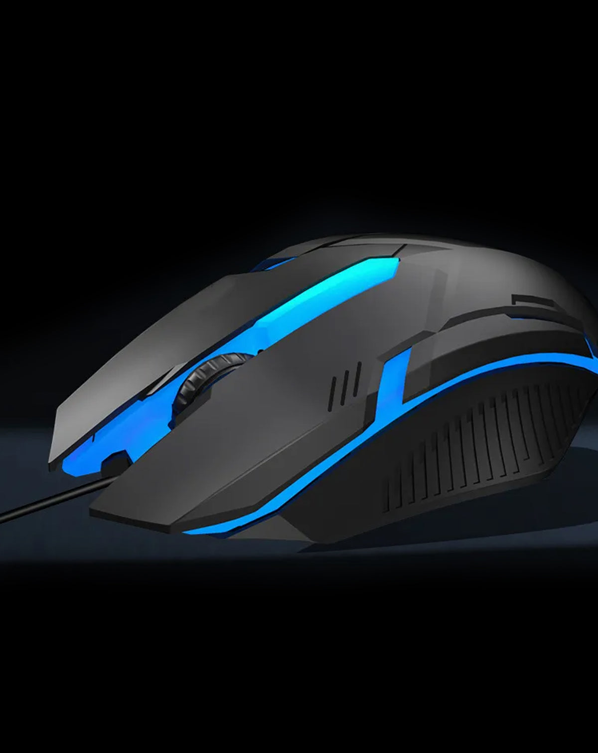 3 Button 7 Color RGB Wired Gaming Mouse