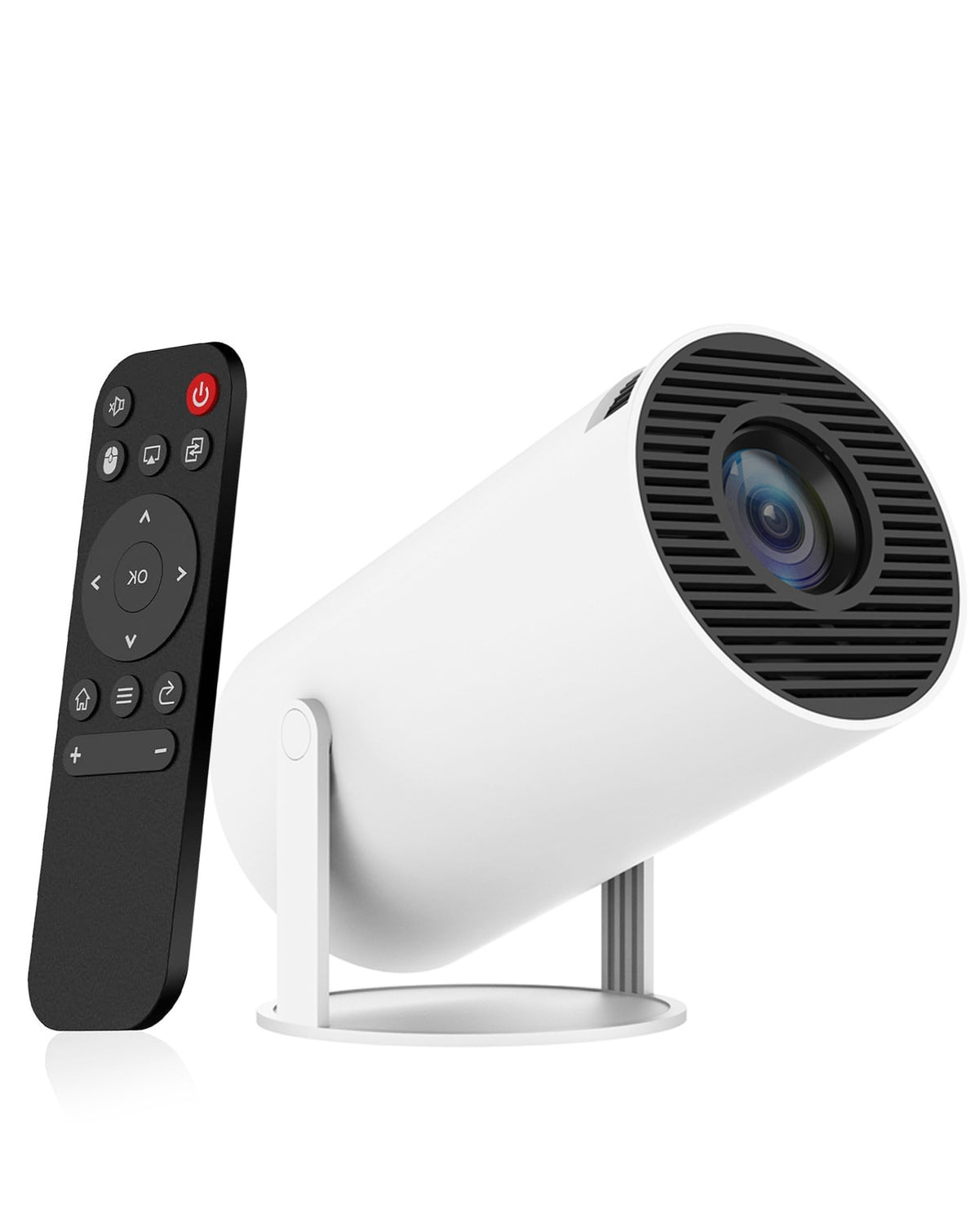 Android 11 Mini Projector with Remote Controller Bluetooth 5.0 — 720P HD / 140 Lumens / WiFi 2.4G / 5G, Not Returnable