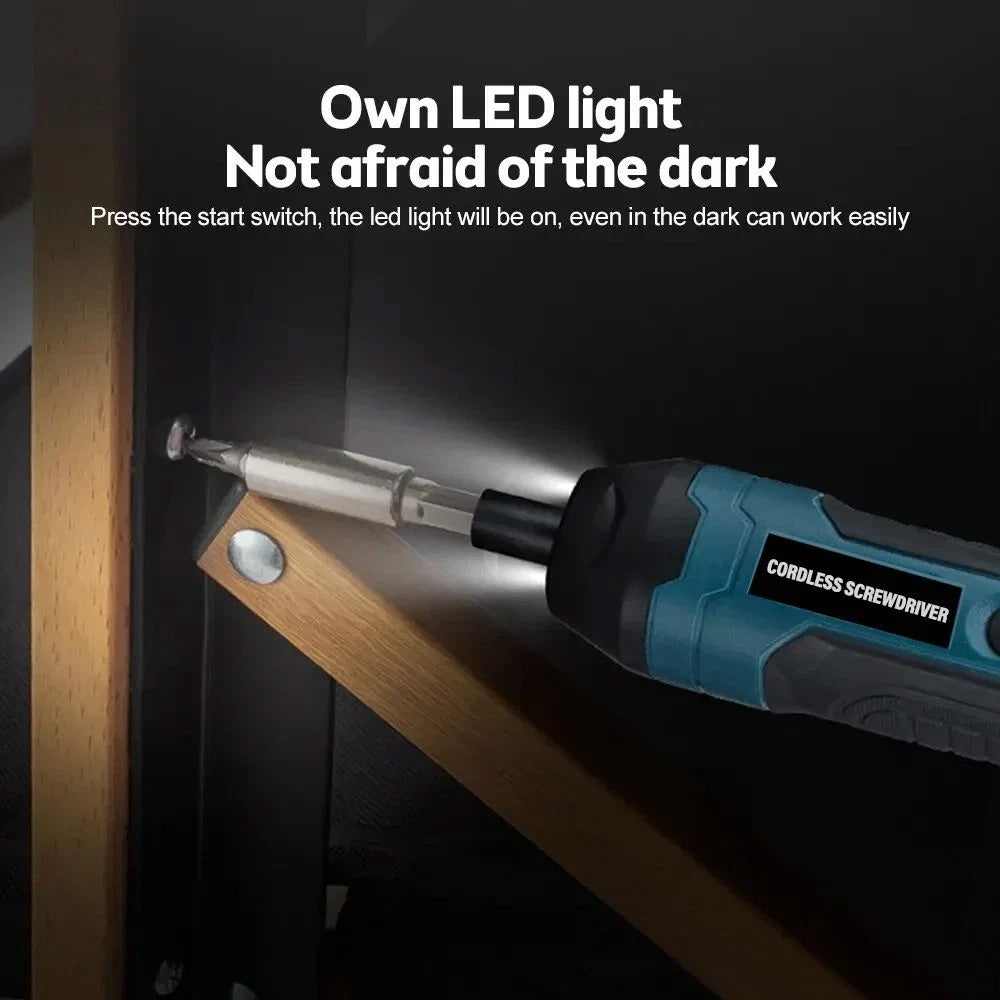 Small Multi Function Rechargeable Lithium-Ion Electric Screwdriver
