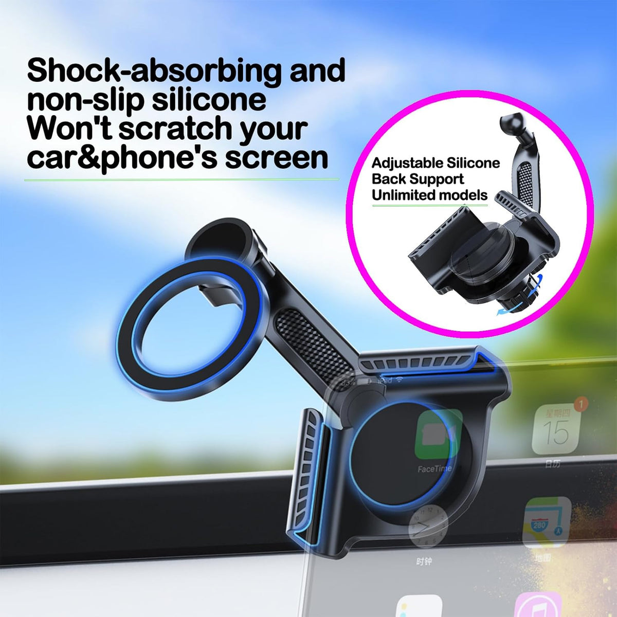 Magnetic Abs Car Holder for Tesla Model 3 / Y