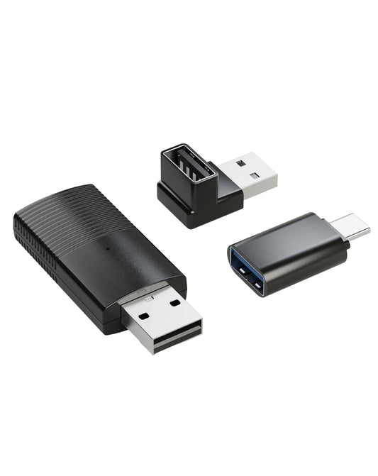 Wired to Wireless Carplay Adapter WiFi 5.0 for Ios and Android