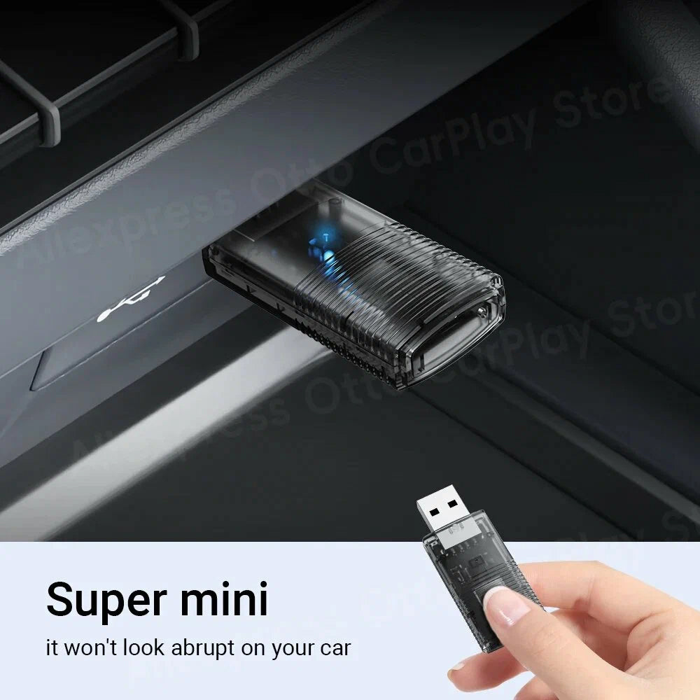Wired to Wireless Carplay Adapter WiFi 5.0 for Ios and Android
