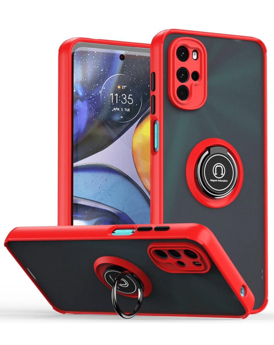 Kickstand Case for Moto G52 — Red