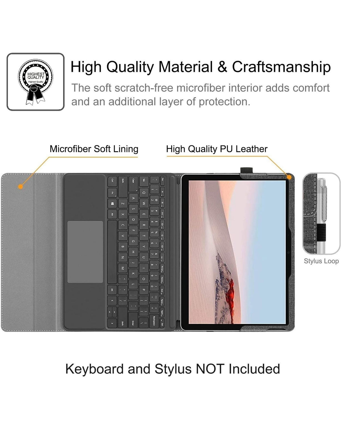 Protective Case for Surface Pro 3 / 4 / 5 / 6 / 7