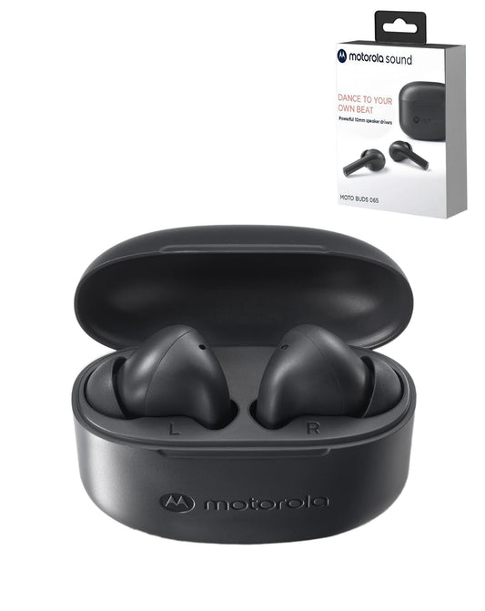Motorola Buds 065 True Wireless Bluetooth Earbuds - Black