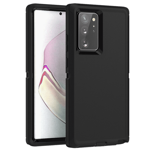 Heavy-Duty Shockproof Case for Galaxy Note 20 Ultra — Black