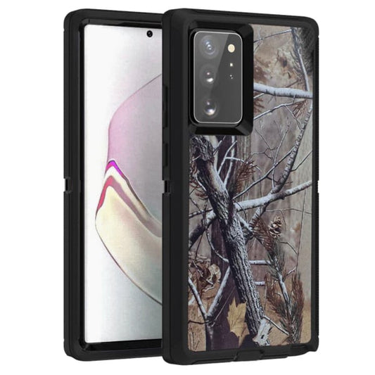 Heavy-Duty Shockproof Case for Galaxy Note 20 Ultra — Camo Black