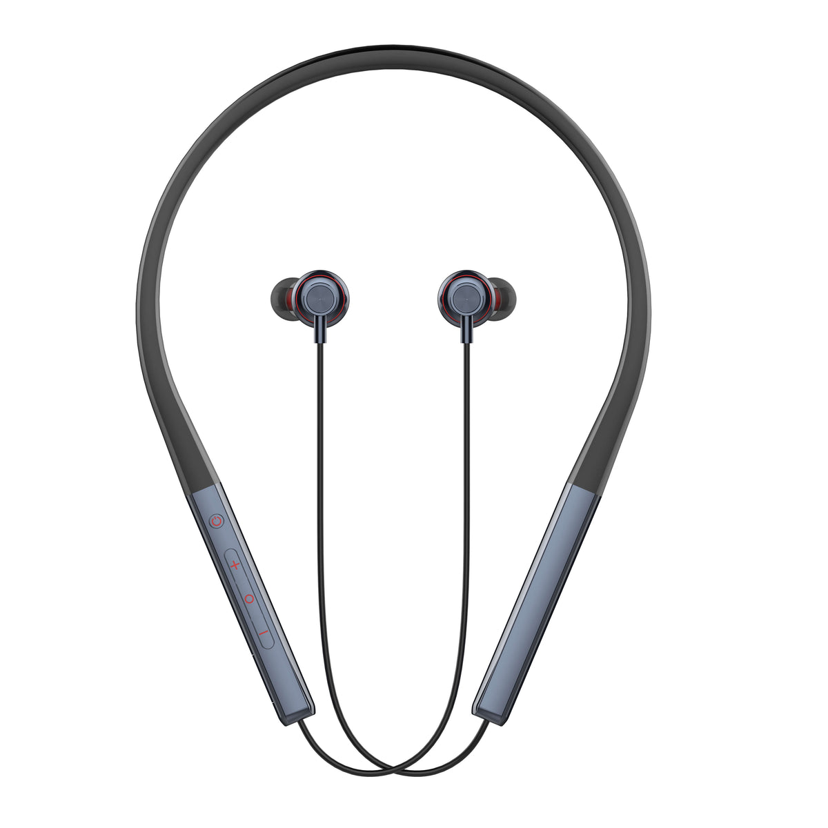 LDNIO N01 High Quality Neckband Headphones 5.3 Wireless — 500 mAh, Black / Blue